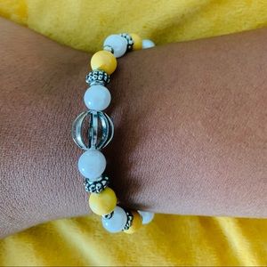 Sunflower themed bracelet
